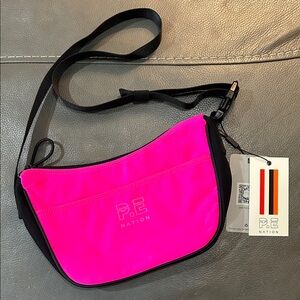 P.E Nation Pink and Black Women's Bag. NWT